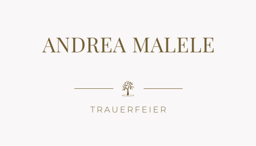 Andrea Malele Trauerfeier